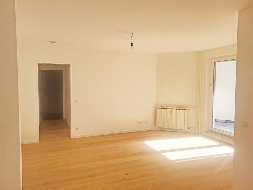 Blick in das Wohnzimmer