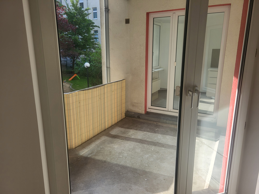 Sonniger Balkon