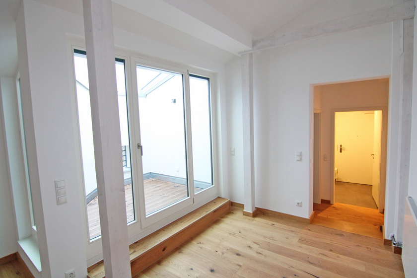 Blick in Zimmer 1