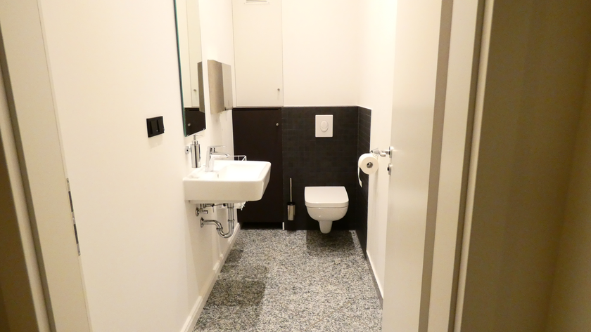 Blick in das WC