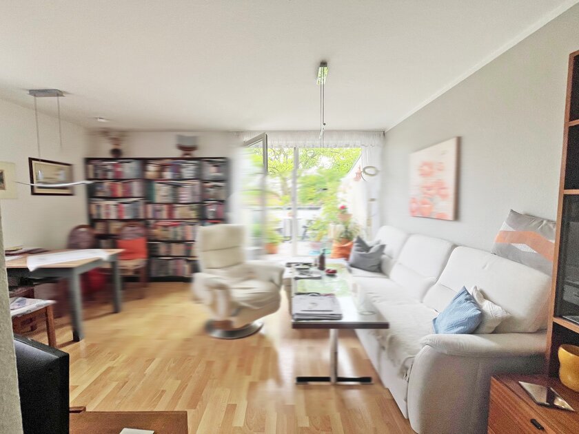 Blick in das Wohnzimmer