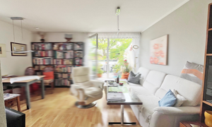 Blick in das Wohnzimmer