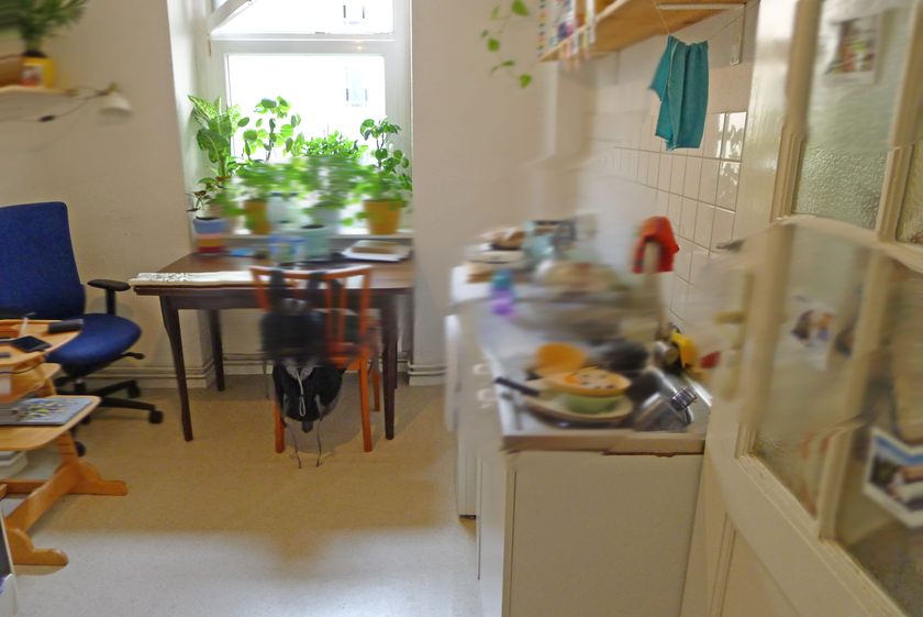 Blick in die Küche
