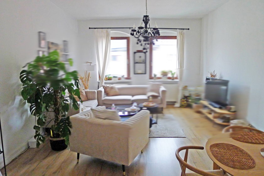 Blick in die Zimmer