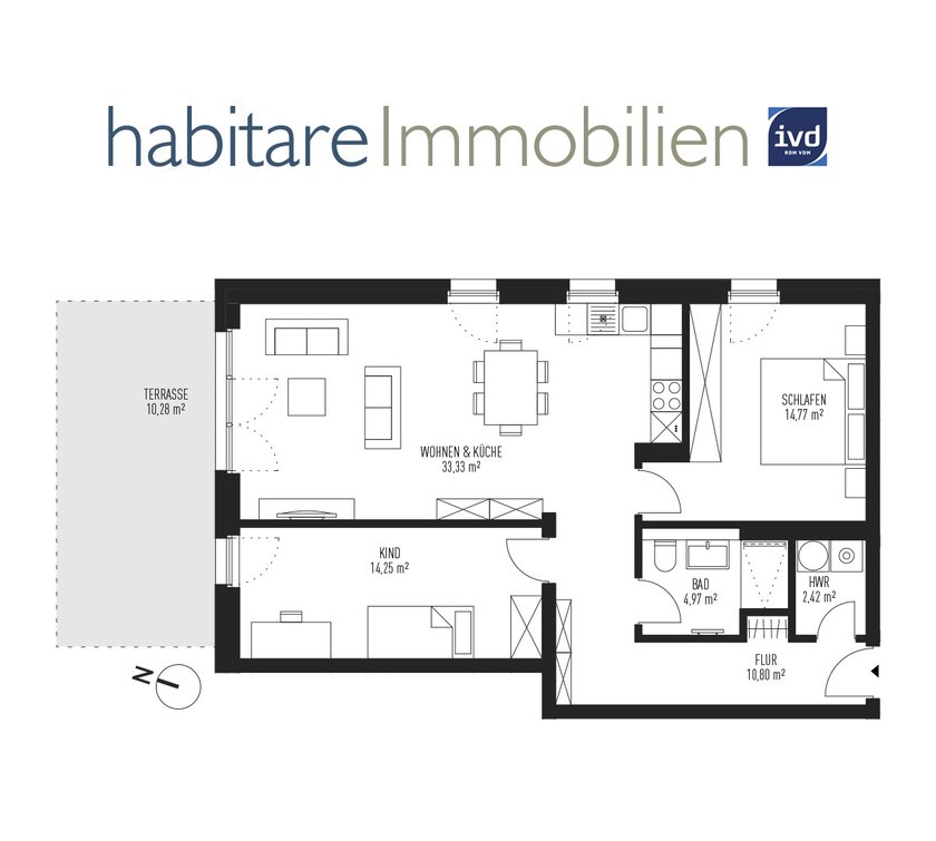 Toller, moderner Grundriss