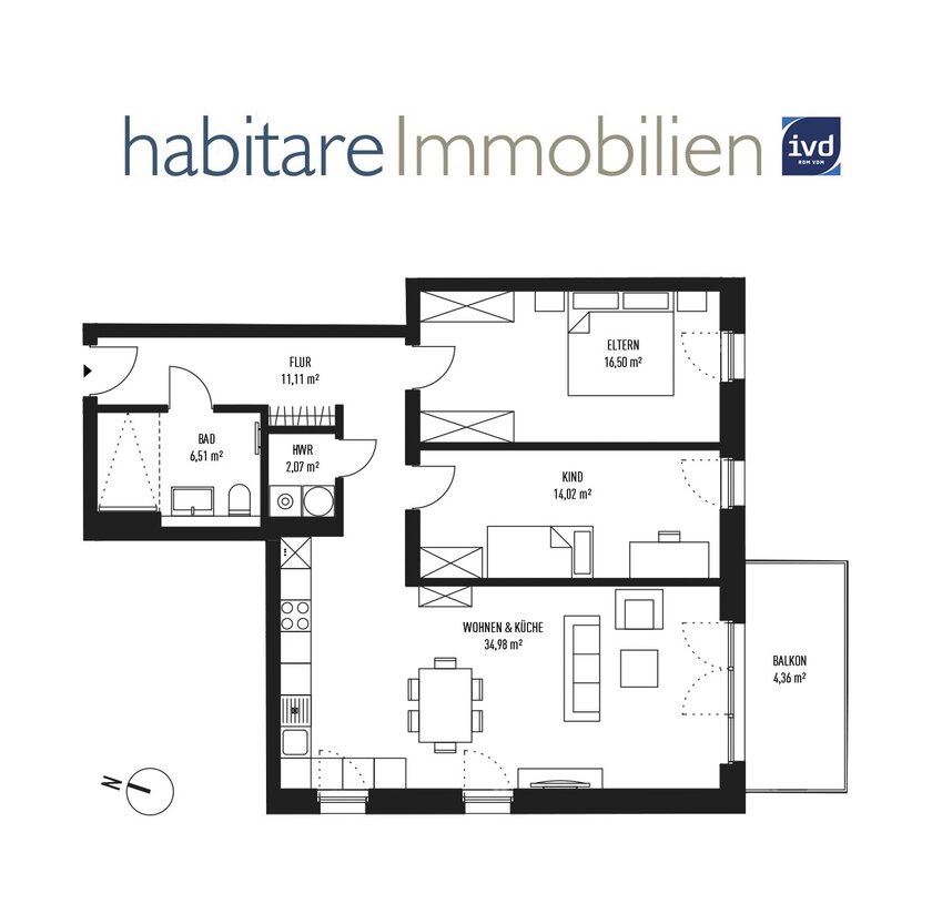 Attraktiver Grundriss