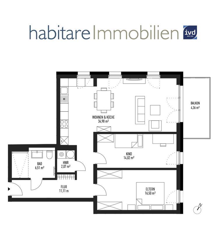 Attraktiver Grundriss